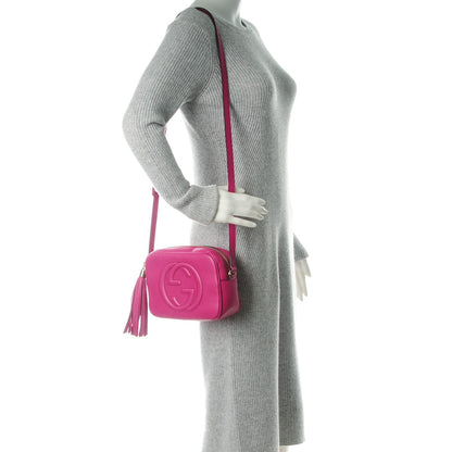Gucci Cellarius Calfskin Small Soho Disco Bag Bright Bouganville 2 of 7