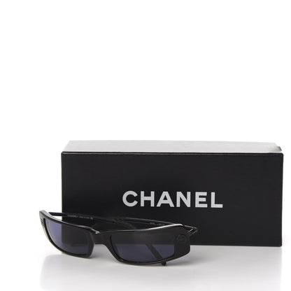 Chanel Rectangle Sunglasses 5036 Black 7 of 7