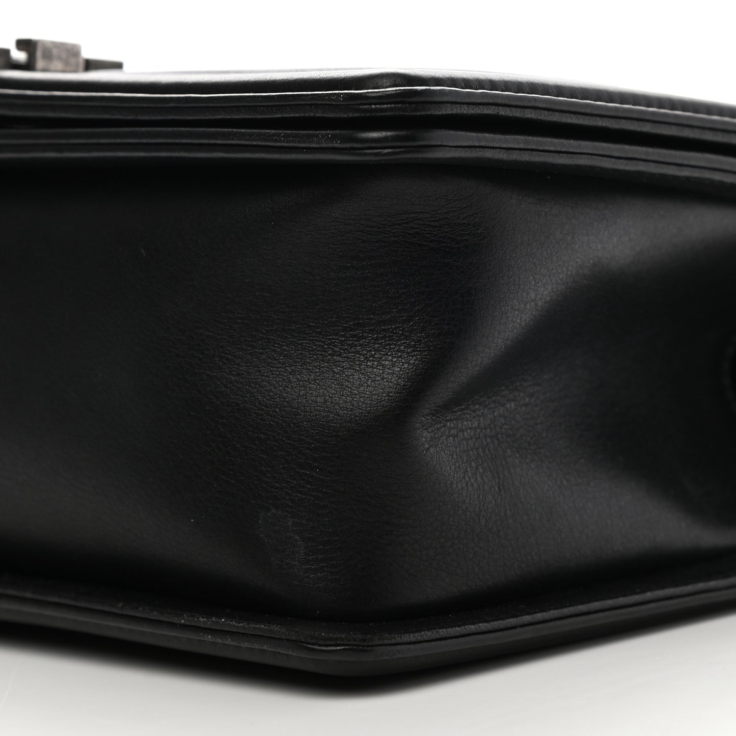 Lambskin Quilted Medium Boy Flap Black