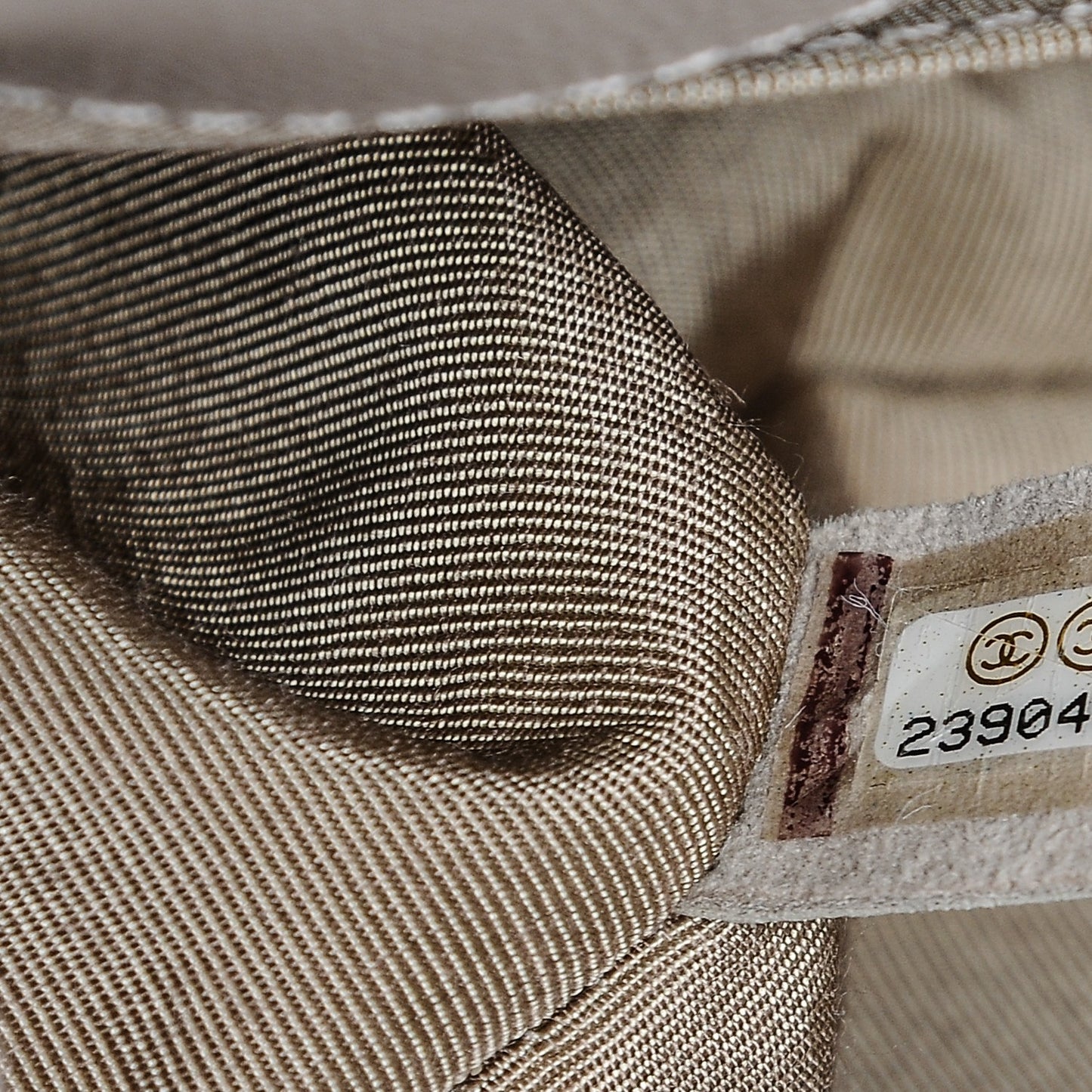 Caviar Quilted Medium Boy Flap Dark Beige