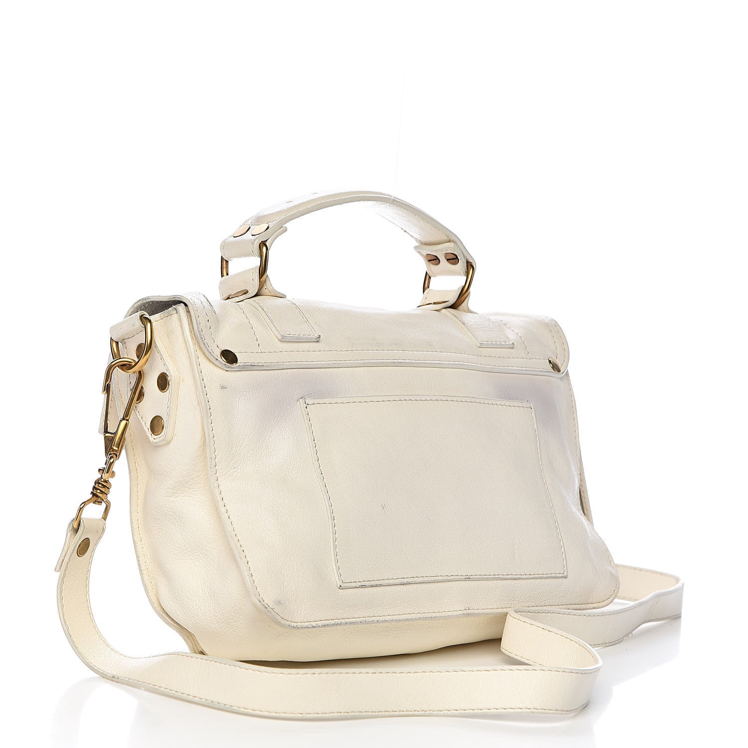 Proenza Schouler Lambskin Tiny PS1 Satchel White 3 of 21
