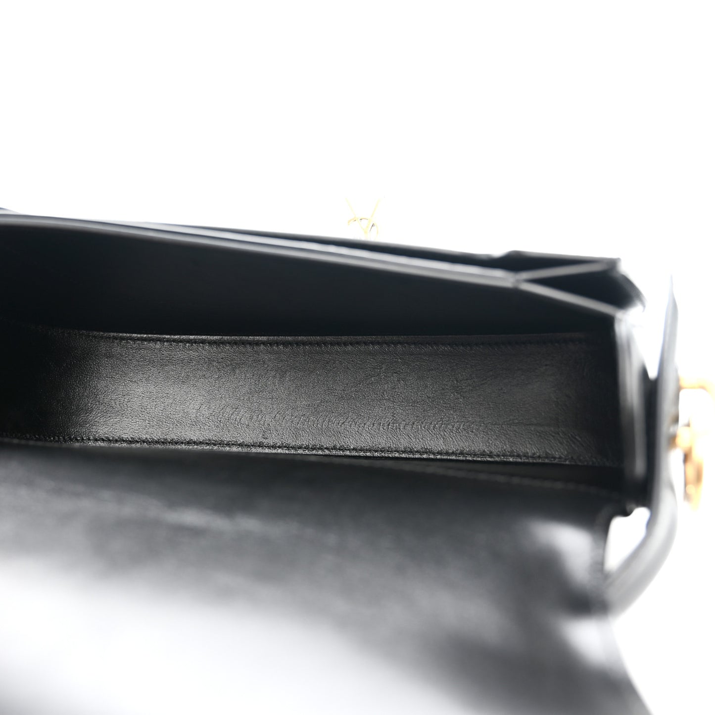 Box Calfskin Voltaire Top Handle Crossbody Bag Black
