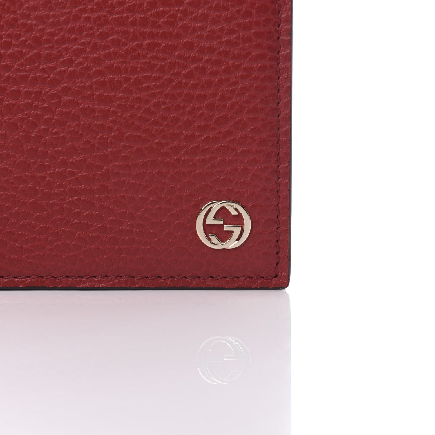 Gucci Dollar Calfskin Medium Betty Chain Wallet Tabasco 7 of 8