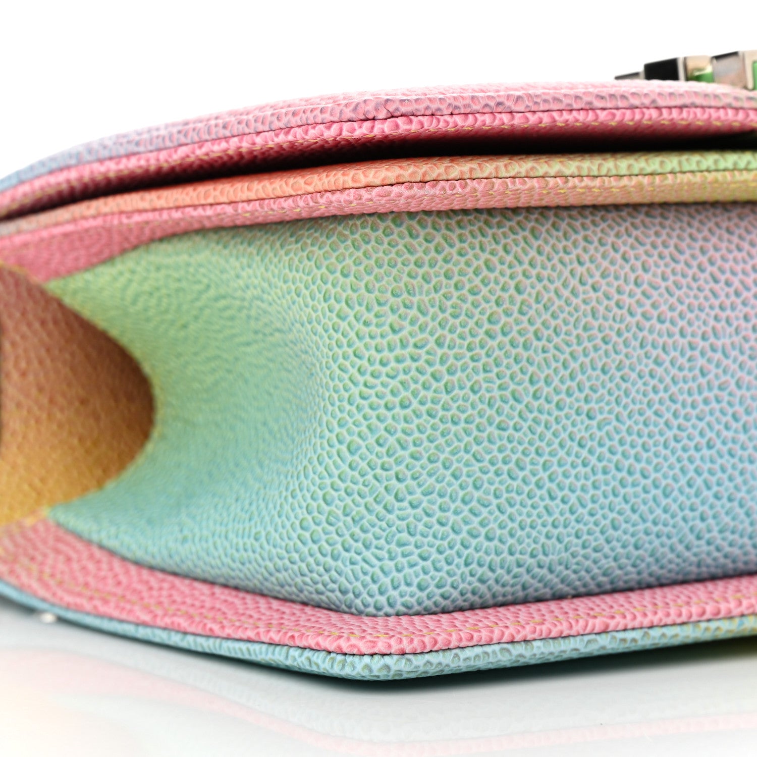 Chanel Caviar Quilted Small Cuba Rainbow Boy Flap Multicolor 9 of 11