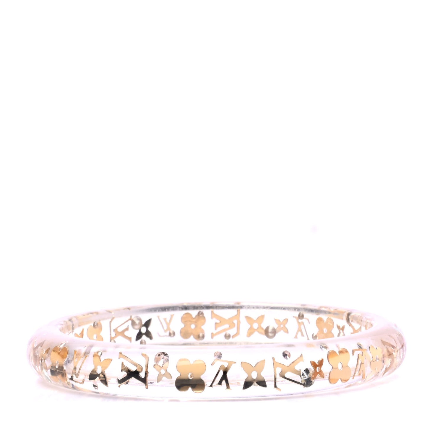 Resin Swarovski Medium Inclusion Bracelet PM Transparent