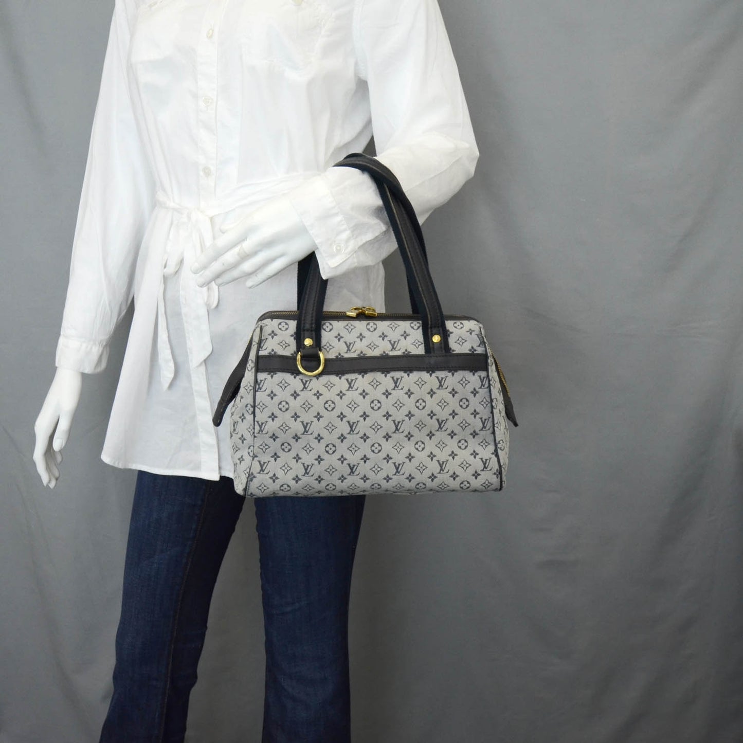 Mini Monogram Josephine PM Blue