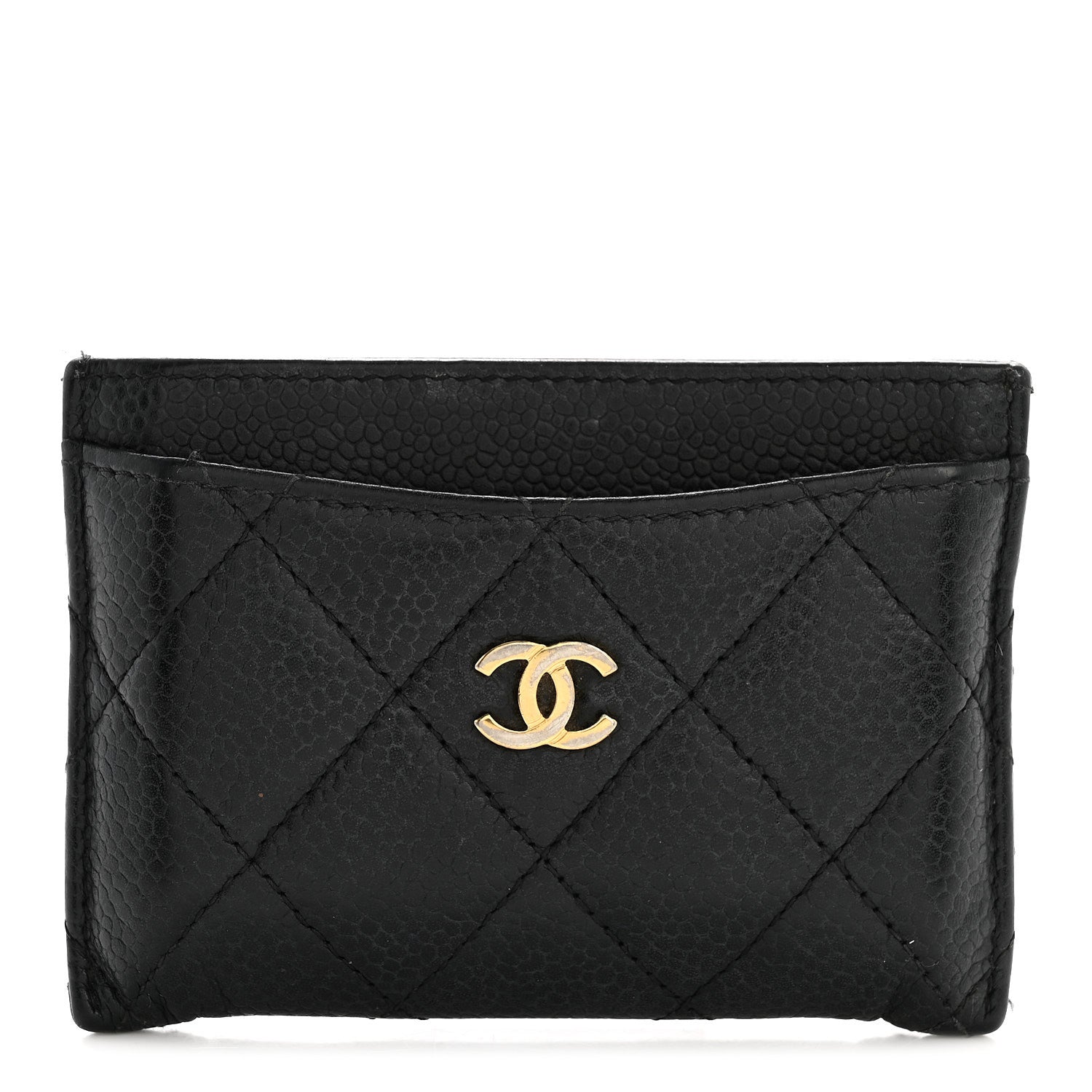 Chanel Caviar Quilted Card Holder Black 1 of 8