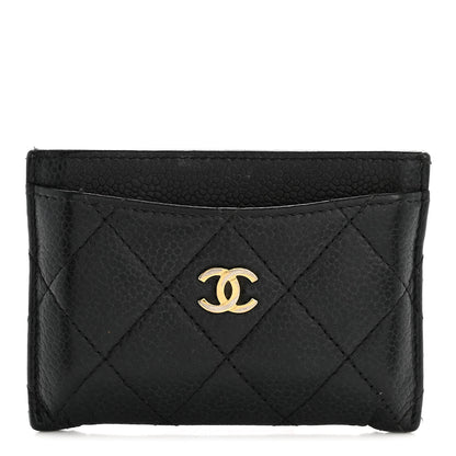 Chanel Caviar Quilted Card Holder Black 1 of 8