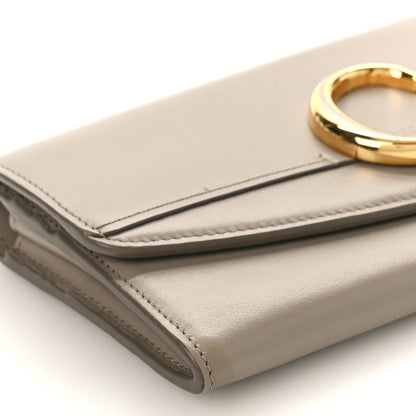 Chloe Smooth Calfskin Chloe Long Wallet Motty Grey 5 of 9