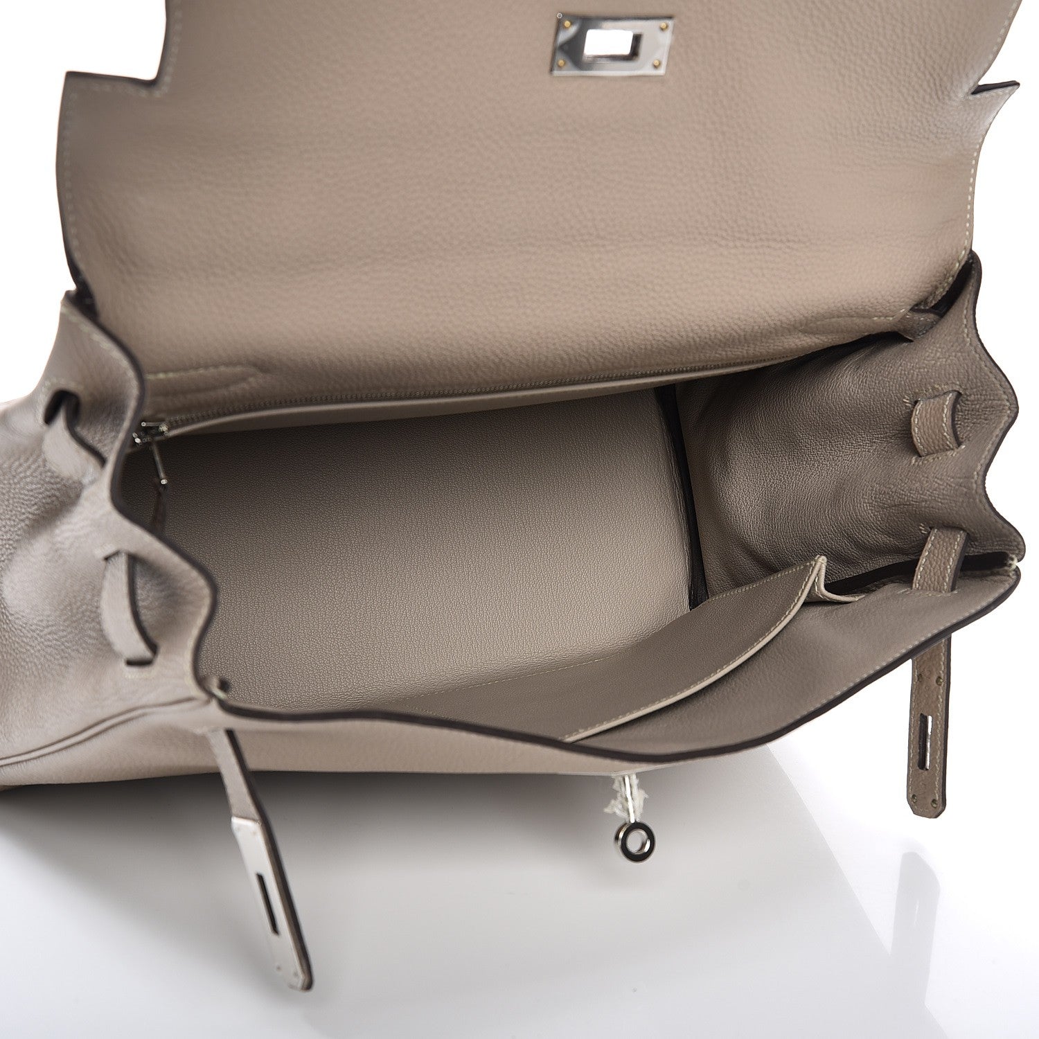 Hermes Togo Kelly Retourne 32 Gris Tourterelle 6 of 34