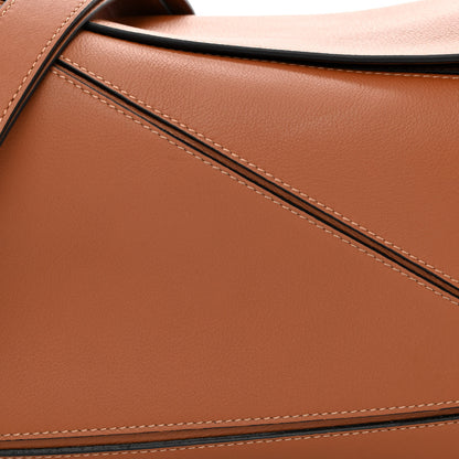 Loewe Calfskin Medium Puzzle Bag Tan 7 of 9