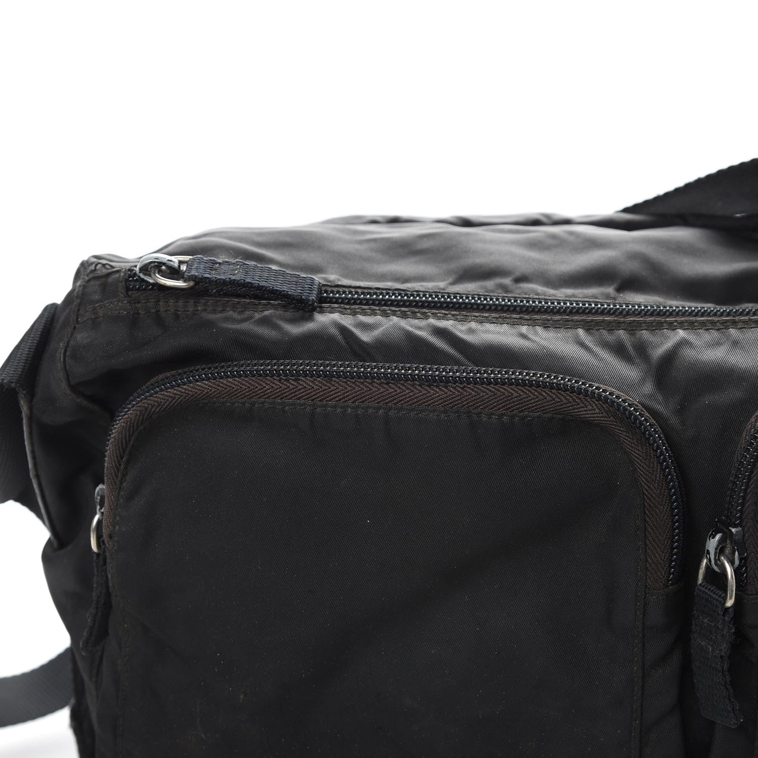 Prada Nylon Vela Sport Messenger Bag Black 14 of 20