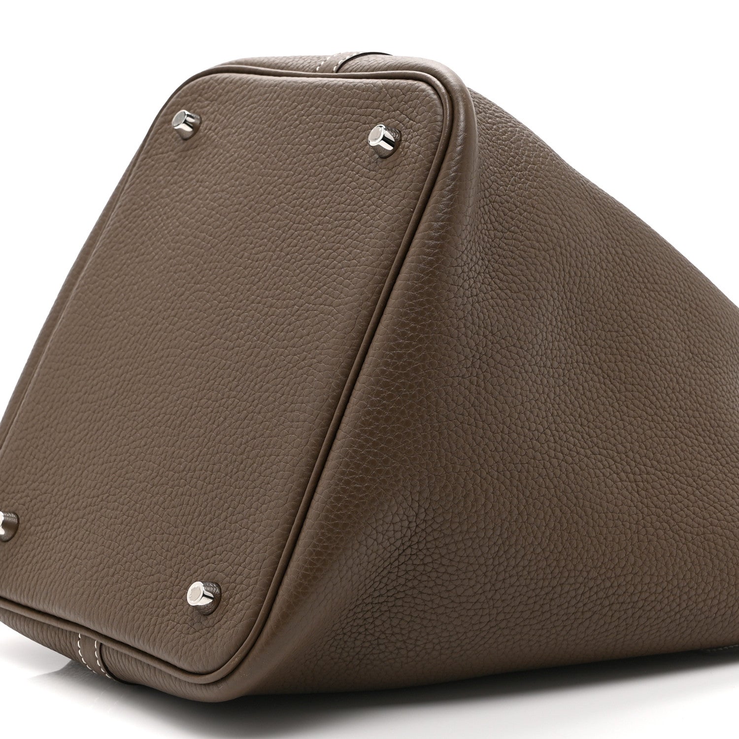 Hermes Taurillon Clemence Picotin Lock 22 MM Etoupe 10 of 10
