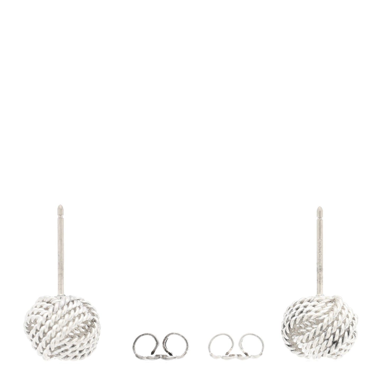 Sterling Silver Twist Knot Earrings