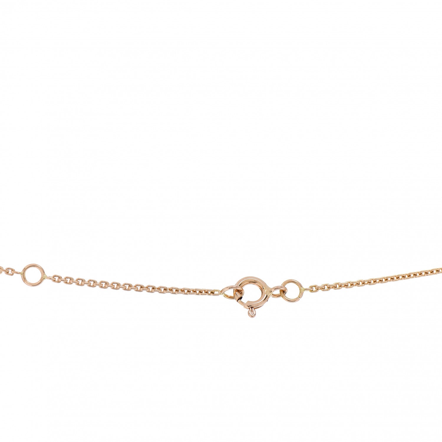 Louis Vuitton 18K Pink Gold Diamond Small LV Volt One Pendant Necklace 4 of 4