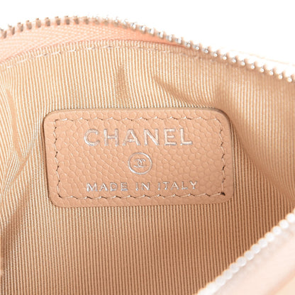 Chanel Caviar Quilted Small Pouch Beige 6 of 8