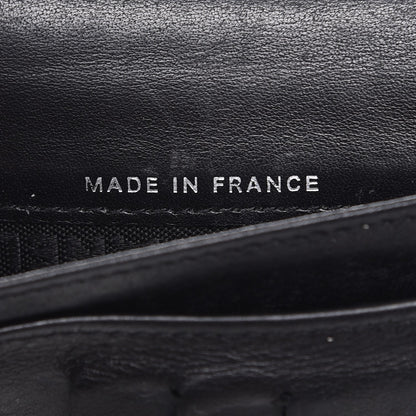 Chanel Grained Patent CC Yen Wallet Black 7 of 8