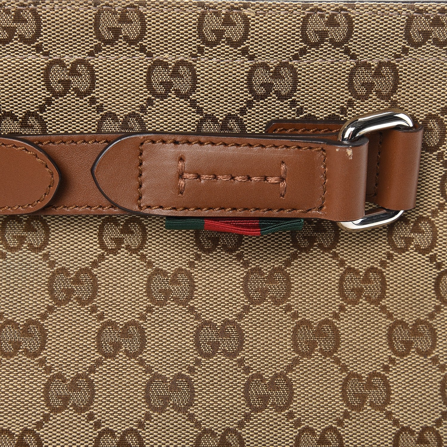 Gucci Monogram Belt Bag Brown 8 of 9