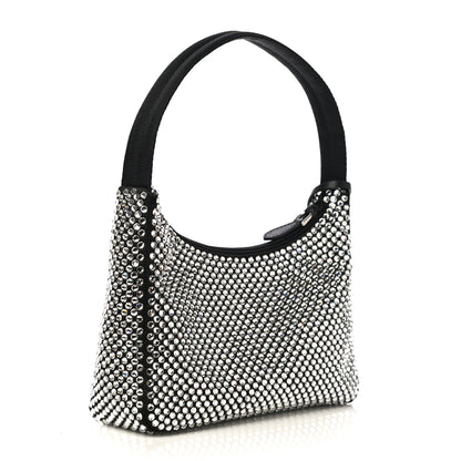 Prada Satin Crystal Mini Re-Edition 2000 Bag Cristal 3 of 11