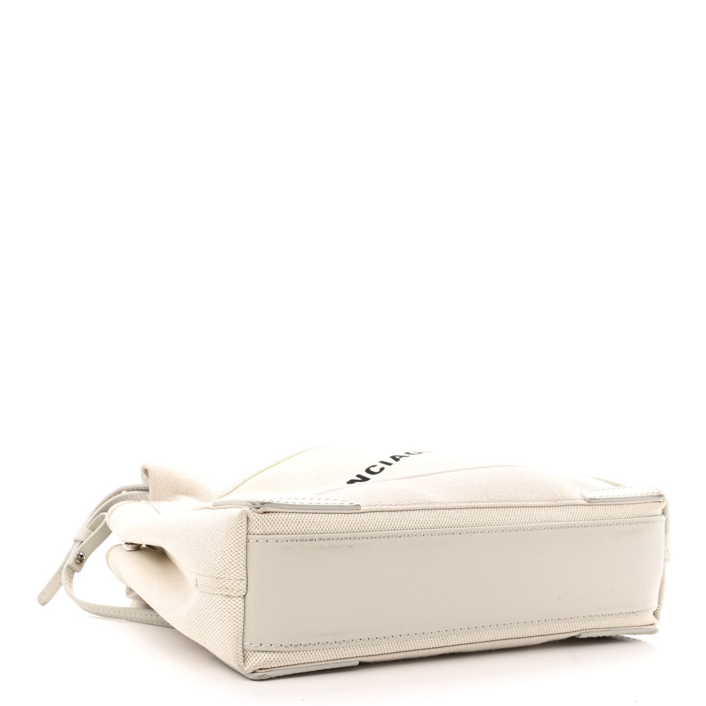 Cotton Canvas Calfskin Navy Cabas XS Natural