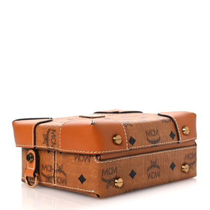 MCM Visetos Soft Berlin Crossbody Cognac 4 of 12