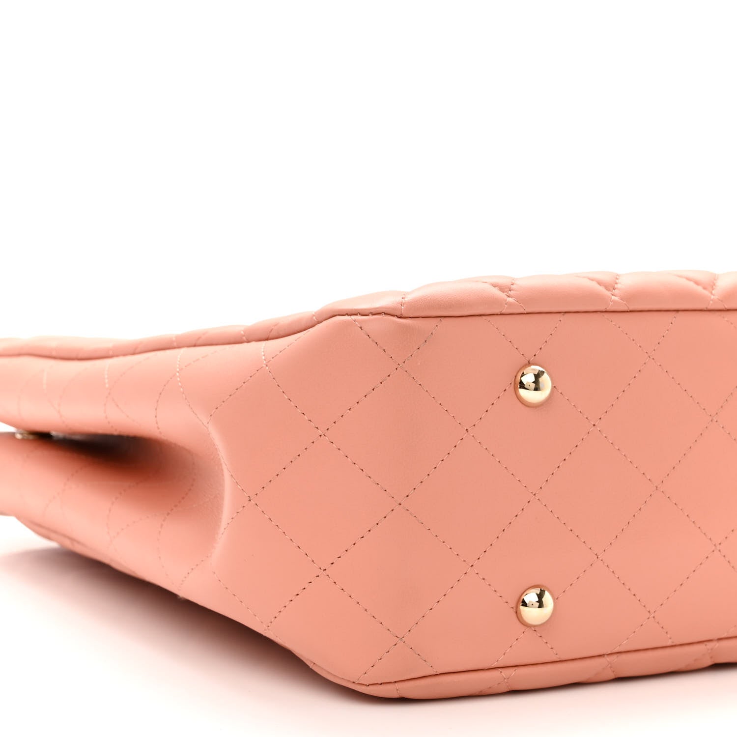 Chanel Calfskin Quilted Large CC Shopping Tote Light Pink 9 of 11