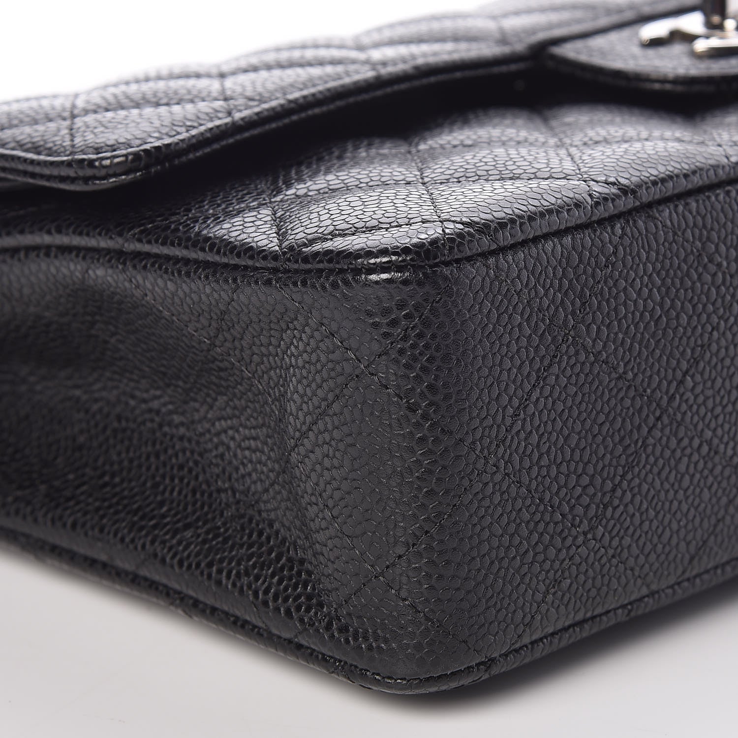 Chanel Caviar Quilted Medium Double Flap Black 8 of 9