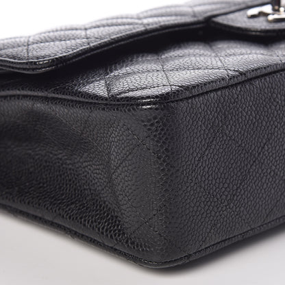Chanel Caviar Quilted Medium Double Flap Black 8 of 9