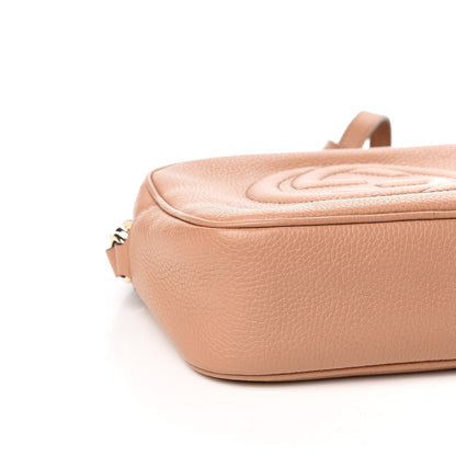 Gucci Pebbled Calfskin Small Soho Disco Bag Camelia 9 of 12