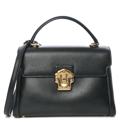 Dolce & Gabbana Calfskin Lucia Top Handle Tote Black 1 of 6