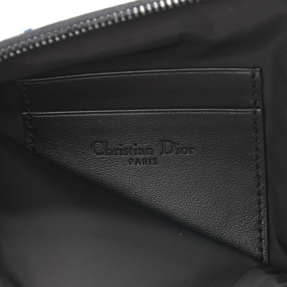 Christian Dior Technical Fabric Embroidered Palm Tree Toile De Jouy DiorTravel Multifunction Pouch Blue 8 of 10