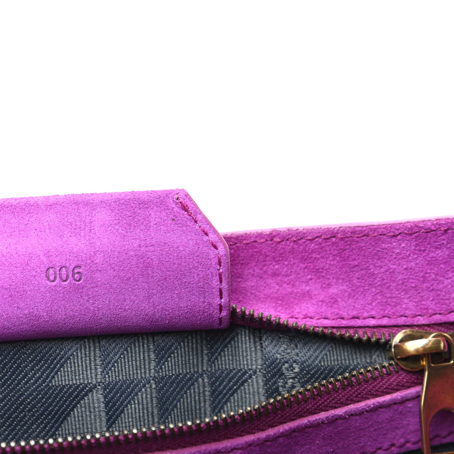 Suede Medium PS1 Satchel Grape