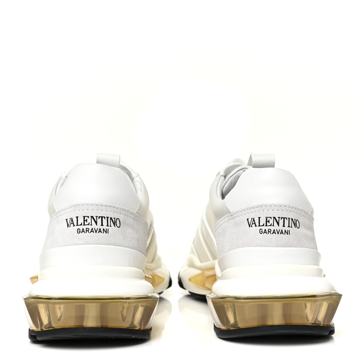 Valentino Garavani Calfskin Mens Bounce Sneakers 40.5 White 4 of 17