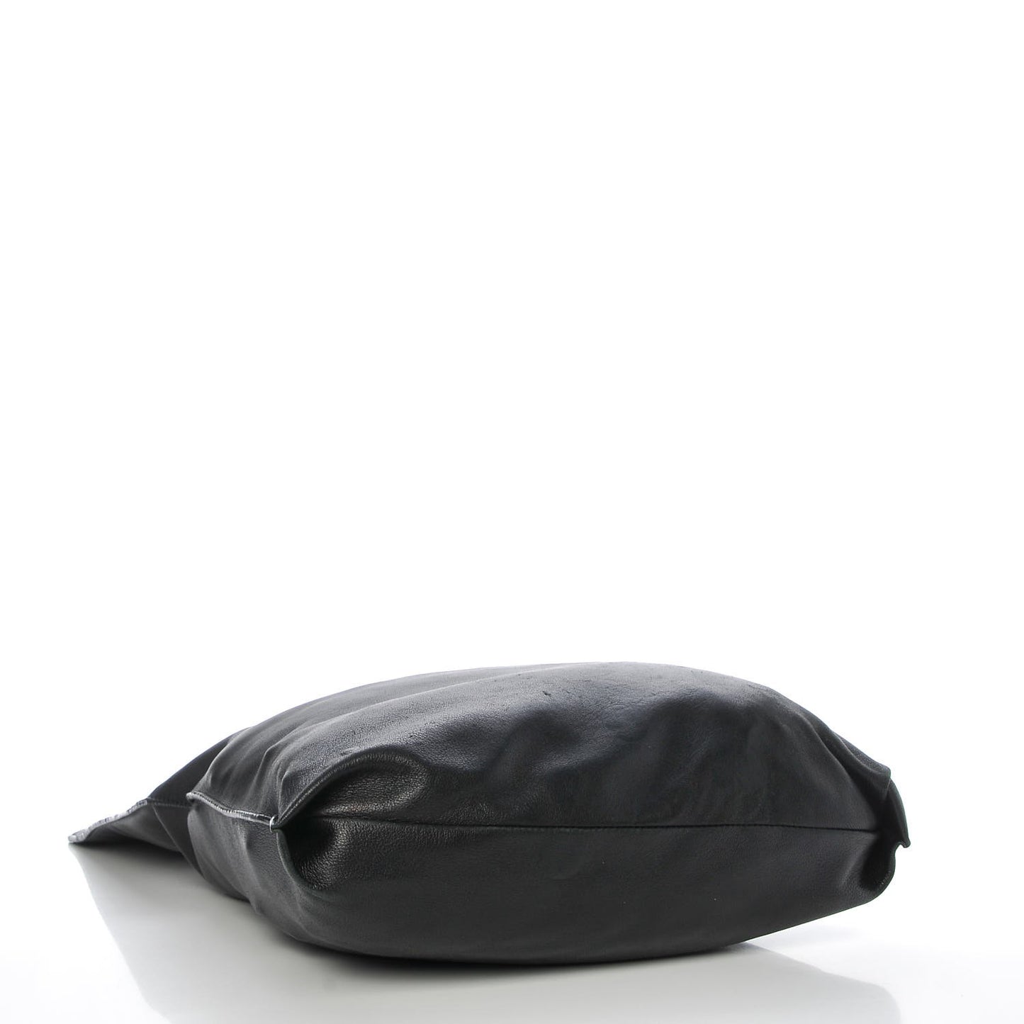 Ramskin Large Alix Padlock Zip Shoulder Bag Black