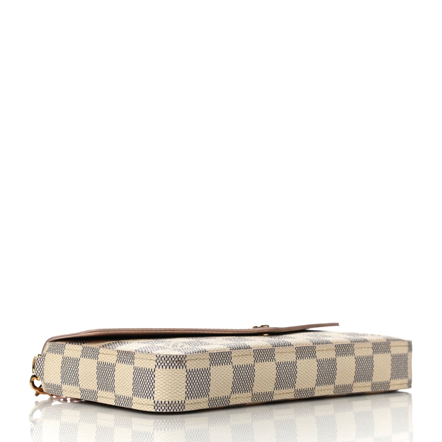 Louis Vuitton Damier Azur Calfskin Pochette Felicie Eau de Rose 5 of 11