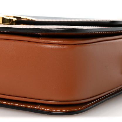Celine Calfskin Triomphe Canvas Teen Triomphe Bag Tan 10 of 10