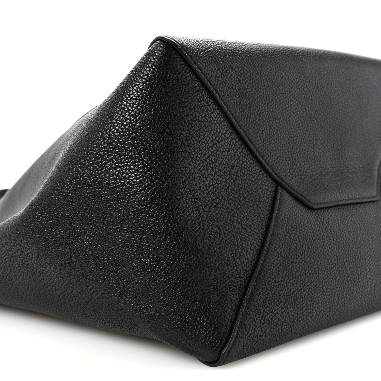 Celine Soft Grained Calfskin Medium Belt Cabas Phantom Black 9 of 13