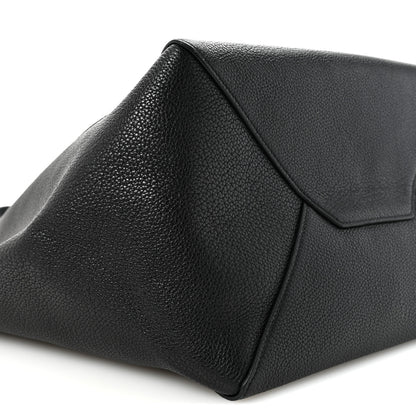 Celine Soft Grained Calfskin Medium Belt Cabas Phantom Black 9 of 13