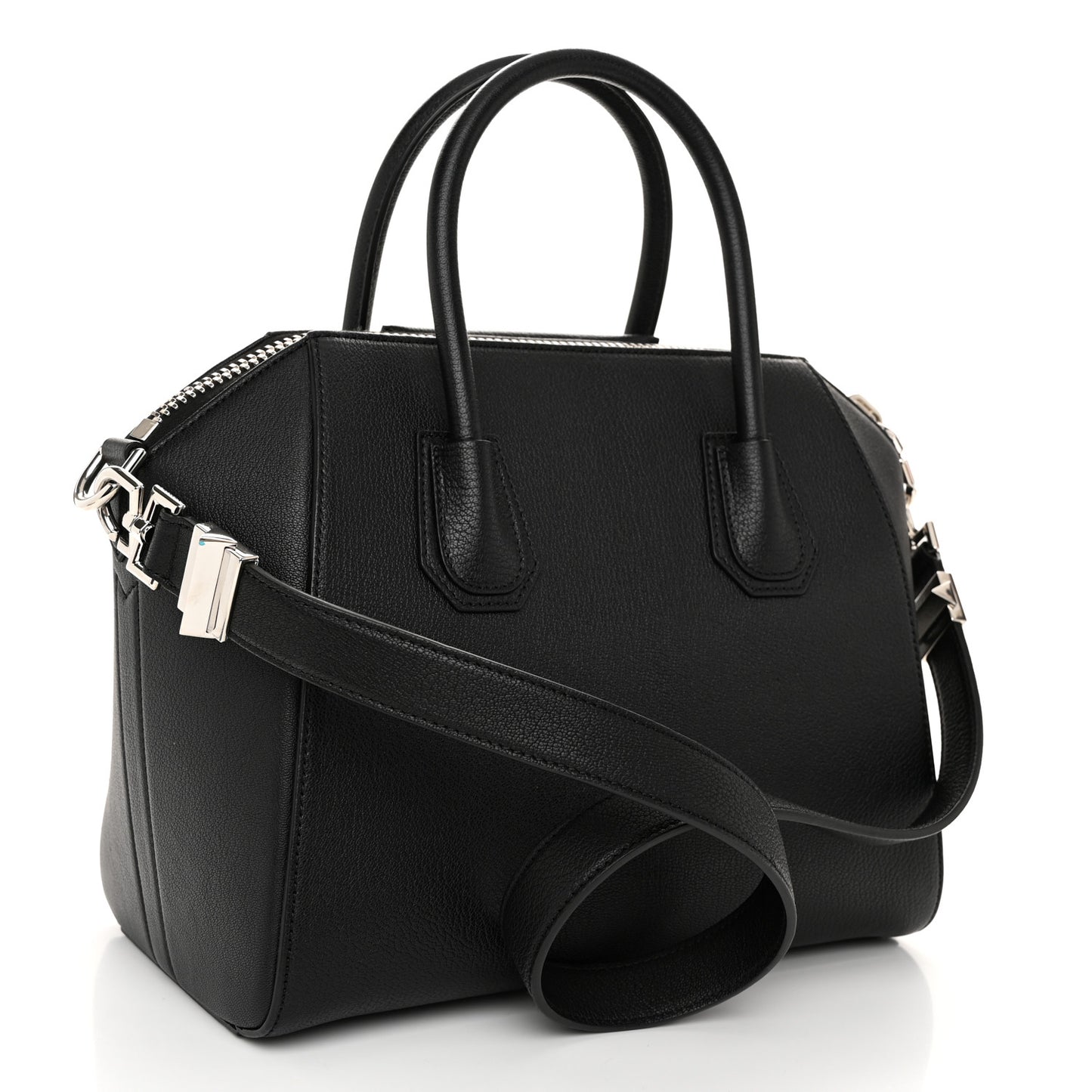 Sugar Goatskin Small Antigona Black