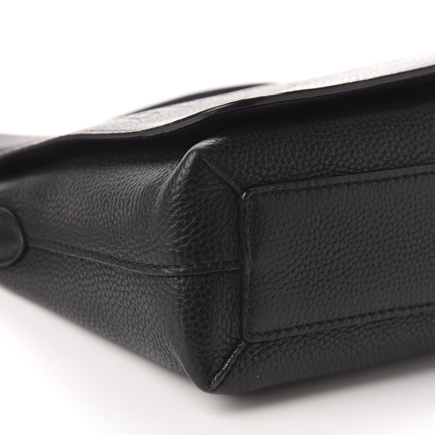 Burberry Grainy Calfskin Embossed Small Messenger Black 6 of 10