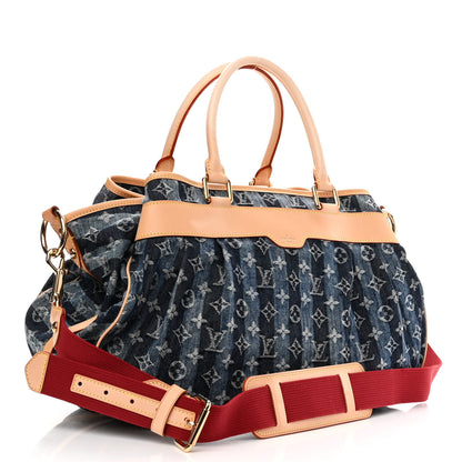 Louis Vuitton Denim Raye Cabas GM 3 of 11