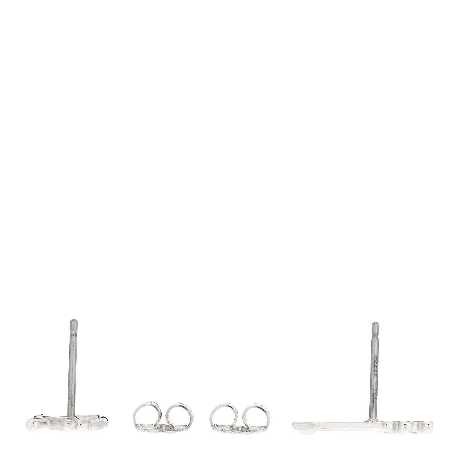 Tiffany Sterling Silver Paloma Picasso Love and Kisses Arrow Earrings 3 of 5