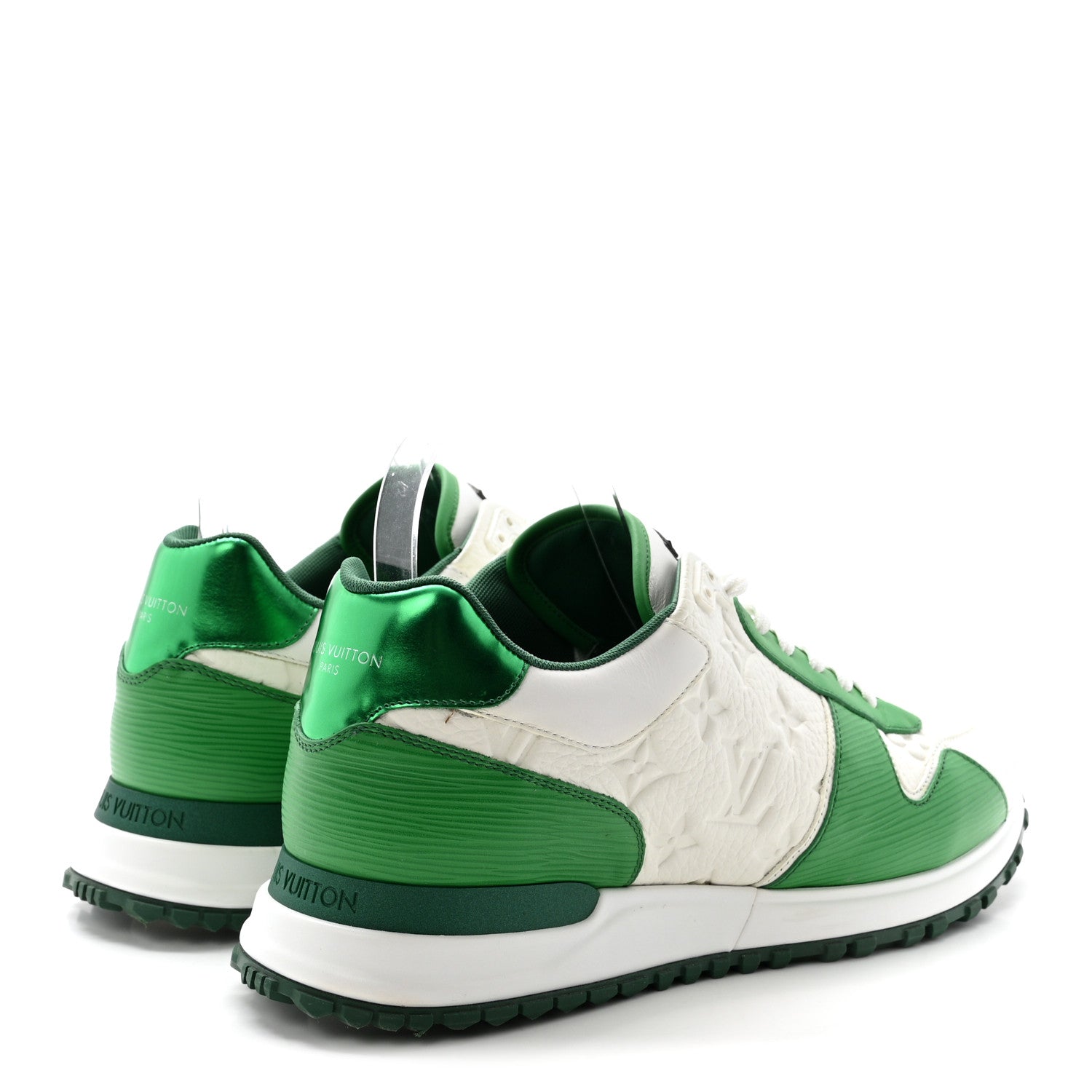 Louis Vuitton Calfskin Empreinte Mens Run Away Sneakers 8 White