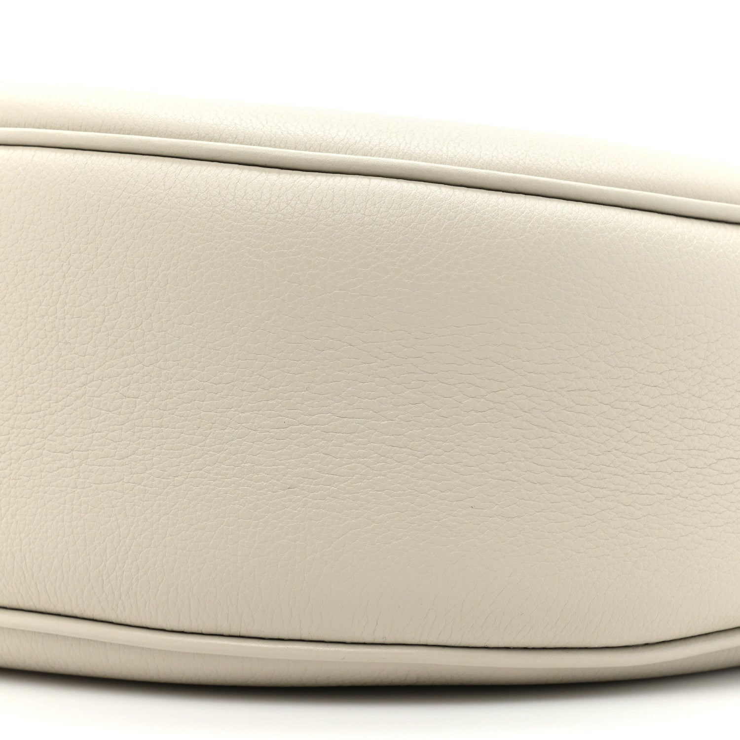 Celine Supple Calfskin Cuir Triomphe Heloise Shoulder Bag Light Stone 9 of 10