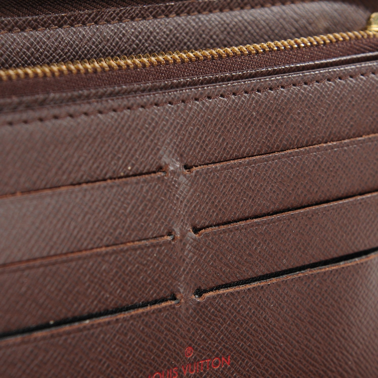 Louis Vuitton Damier Ebene Zippy Organizer Wallet 8 of 8