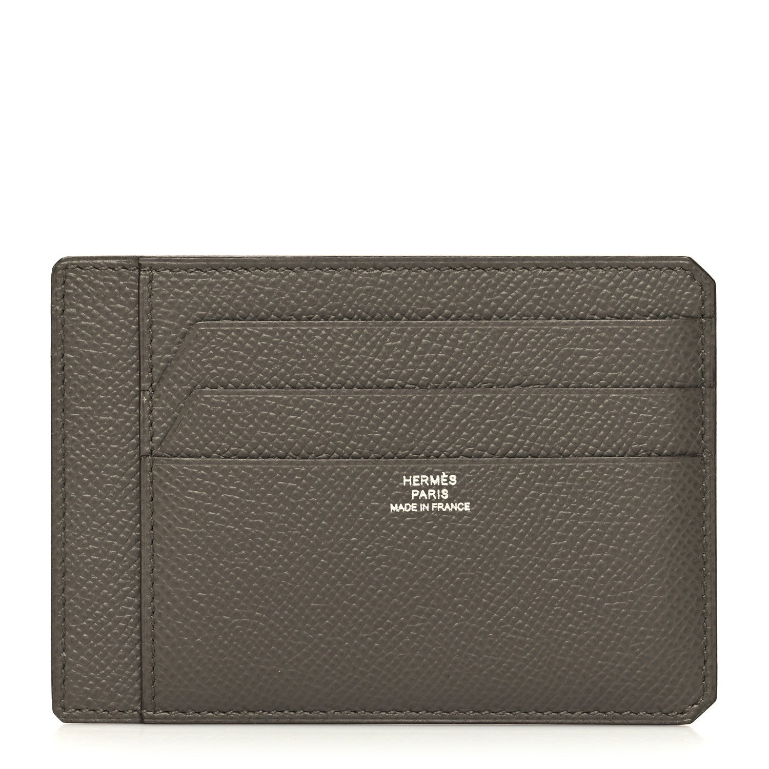 Hermes Epsom City 8CC Card Holder Etain 1 of 7