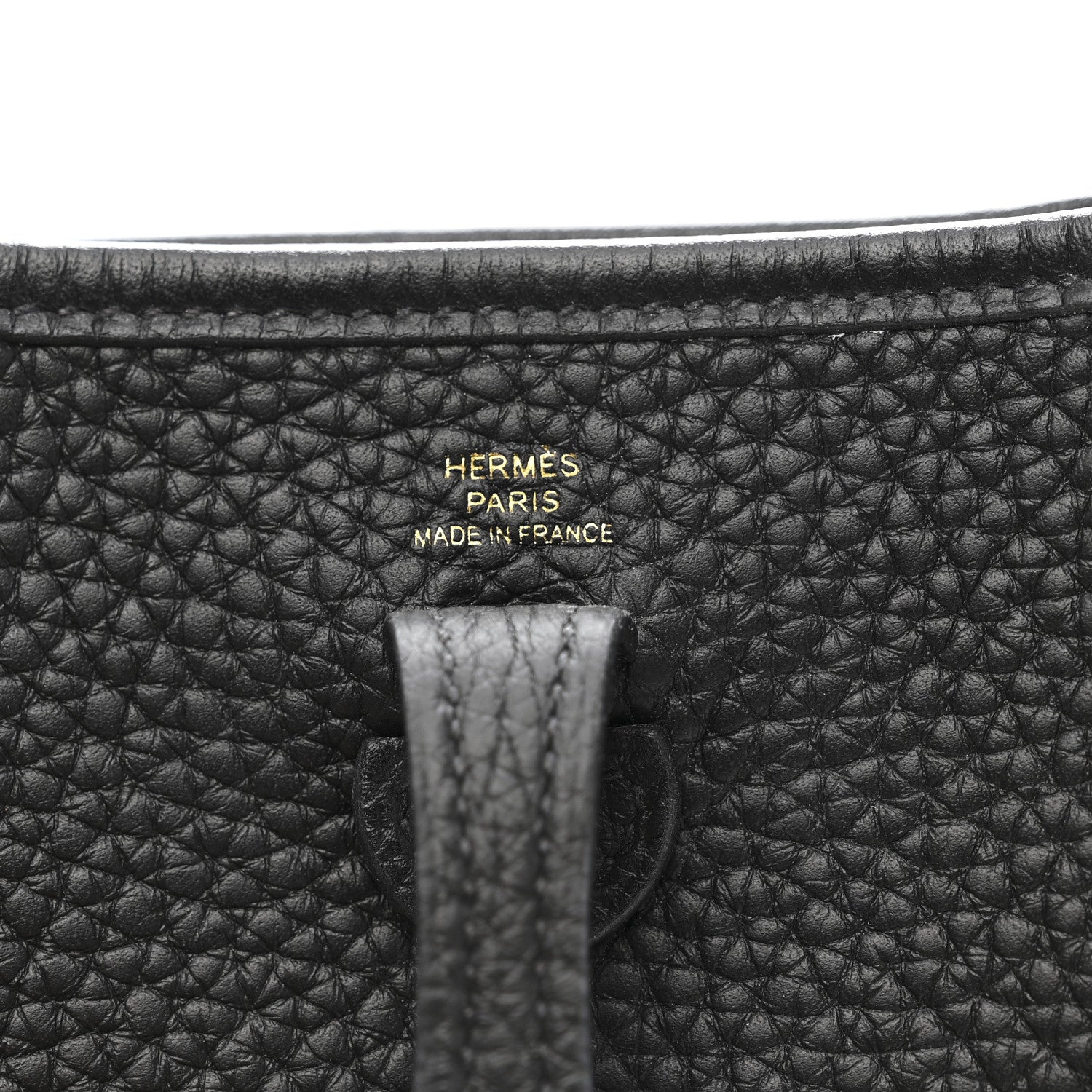 Hermes Taurillon Clemence Evelyne TPM Black 6 of 11