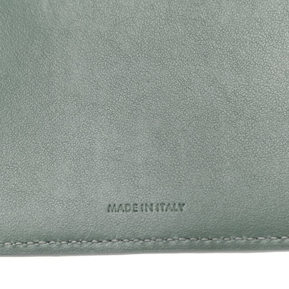 Celine Grained Calfskin Medium Multifunction Strap Wallet Green 7 of 10