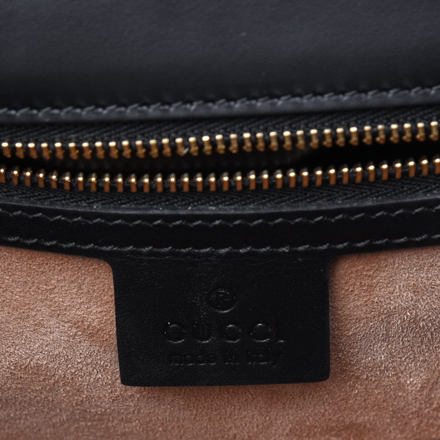 Gucci Calfskin Small Sylvie Shoulder Bag Black 6 of 13