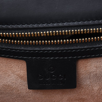 Gucci Calfskin Small Sylvie Shoulder Bag Black 6 of 13